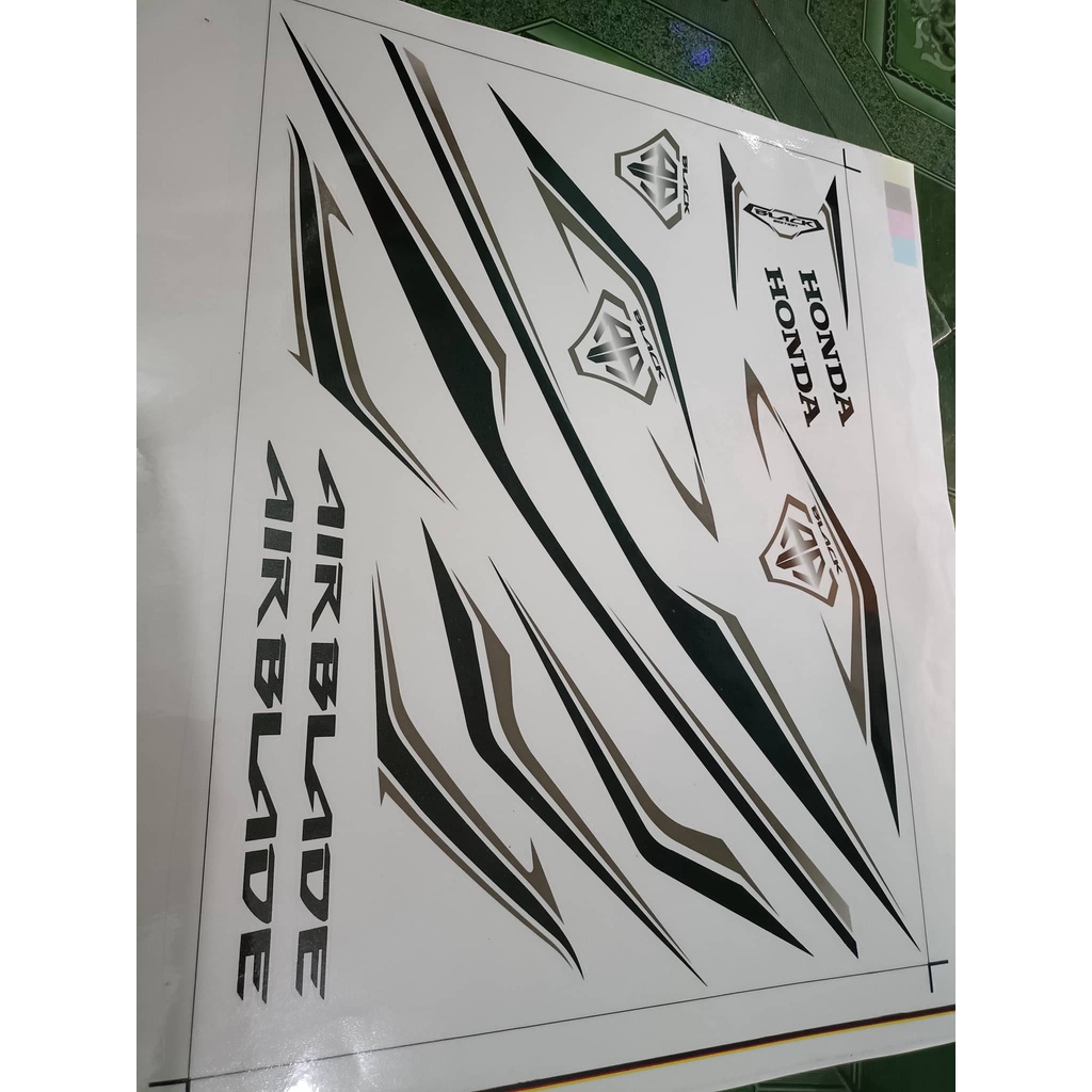 Tem rời AB 2016-19 xám đen in keo trong