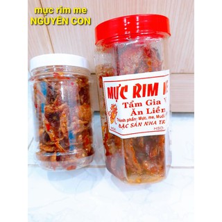 Mực rim me Nguyên Con- Ăn vặt Nha Trang hộp 200g/300g