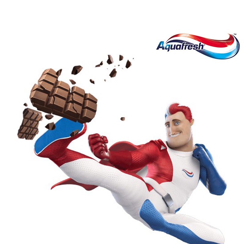 Kem Đánh Răng Aquafresh Fresh & Minty 100ml - Kem làm trắng bảo vệ men răng 100% nhập khẩu từ USA