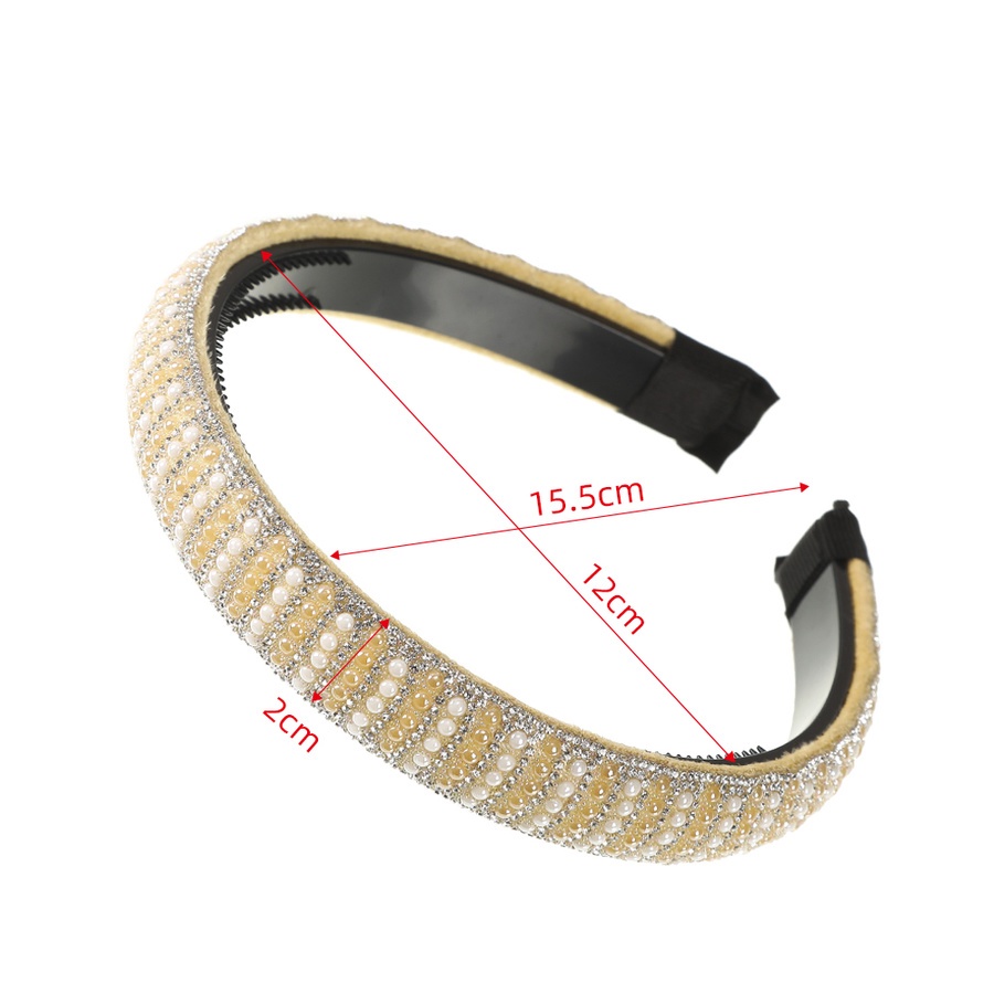 Băng Đô Cài Tóc Đính Đá Và Ngọc Trai Nhân Tạo Phong Cách Hàn Quốc