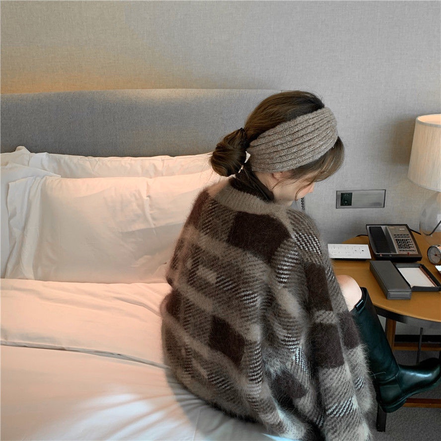 Set Áo Sweater Tay Dài + Chân Váy Ngắn Thời Trang Đường Phố Cho Nữ (Có Bán Lẻ Áo)