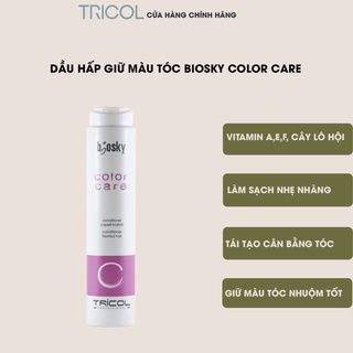 Dầu hấp phục hồi và giữ màu cho tóc nhuộm Tricol Biosky Color Care Mask