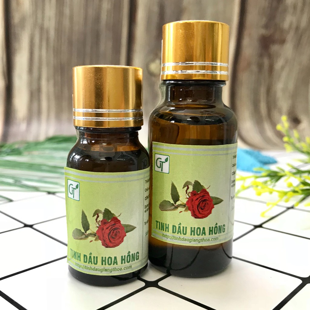 Tinh Dầu Hoa Hồng Nguyên Chất 100ml - Xông Phòng, Treo Xa, Treo Tủ Giúp Khử mùi, Hương Thơm Tự Nhiên  - [HÀNG CAO CẤP]