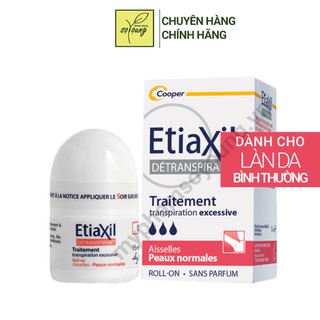 Lăn Khử Mùi Và Mồ Hôi Dành Cho Da Thường Etiaxil Detranspirant Traitement Transpiration Excessive 15ml