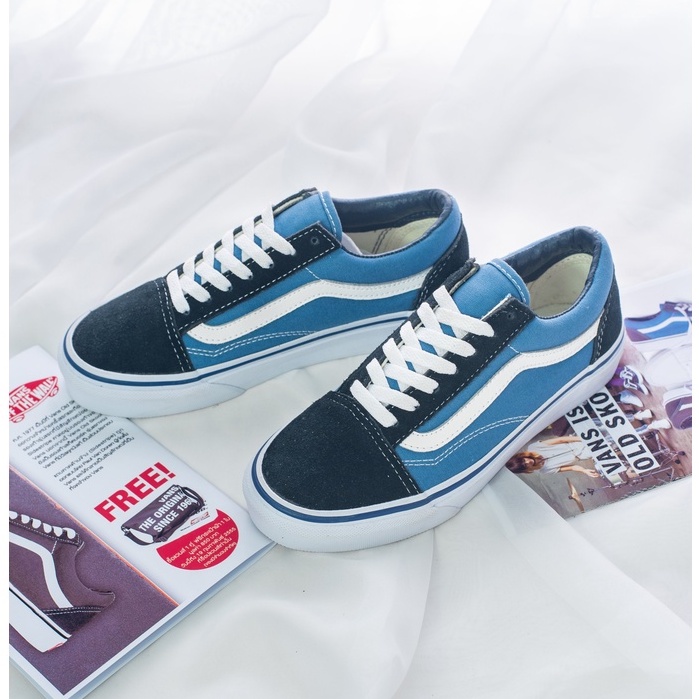 Giày Sneaker Nam, Giày Vans, [REAL] Old Skool Navy cho nam nữ