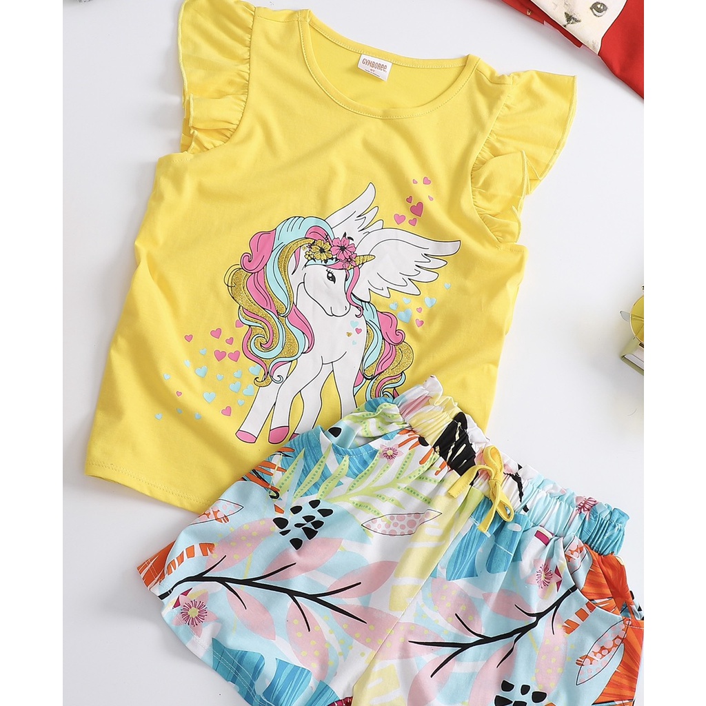 Bộ cotton Gymboree cánh tiên-HÀNG SALE KO ĐỔI TRẢ