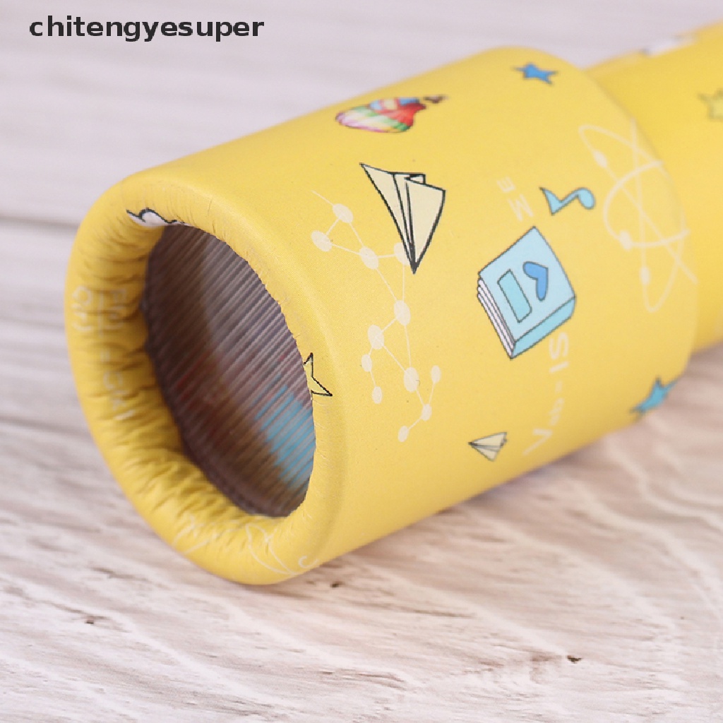 Chitengyesuper Rotating Kaleidoscope Magic Classic Educational Toys for Kids Imaginative CGS