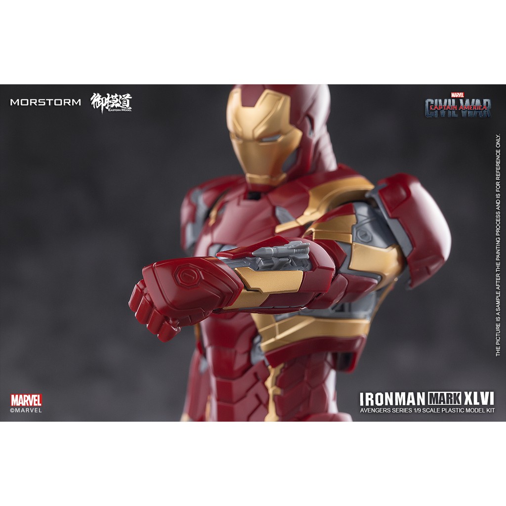Mô Hình Lắp Ráp 1/9 Iron Man Ironman Mark 46 MK46 (E-Model)