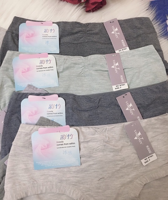 Quần lót nữ cotton lạnh kháng khuẩn siêu thấm hút, ôm mông gợi cảm cho phái đẹp