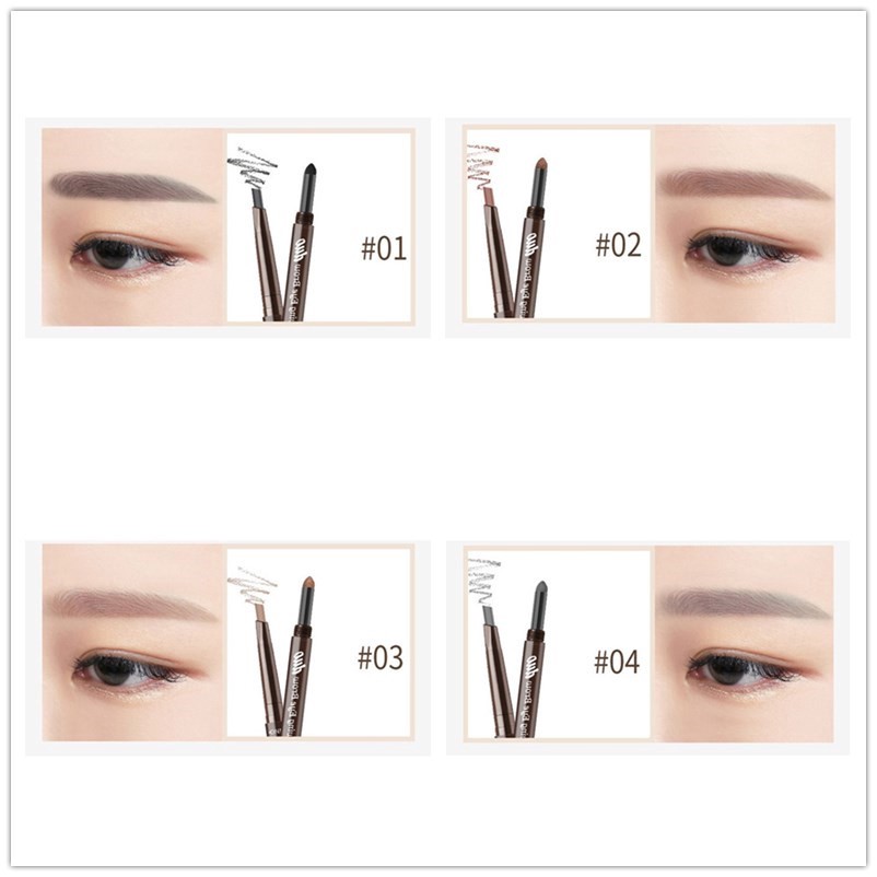 Bút vẽ lông mày không thấm nước thiết kế hai đầu thương hiệu DNM | BigBuy360 - bigbuy360.vn