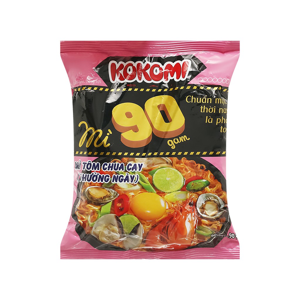 Mì Kokomi 90 Tôm Chua Cay 90g To Hơn Chất Lượng Hơn