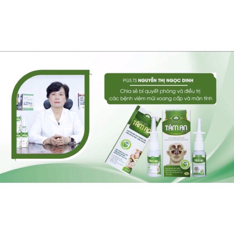 Xịt xoang Tâm An chính hãng