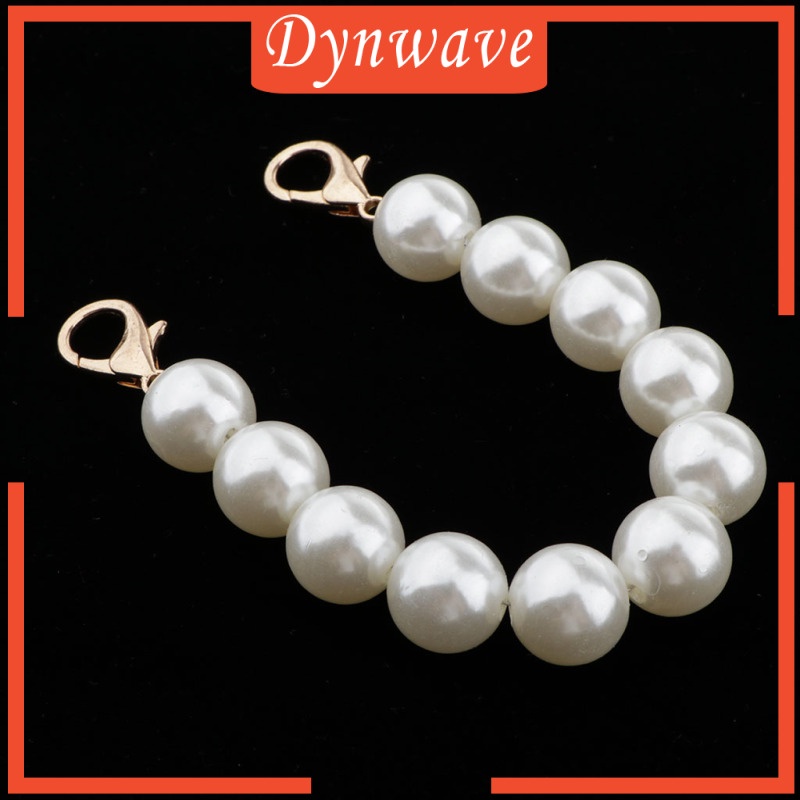 Dây Đeo Túi Xách Handmade Tay Cầm Ngắn Đính Ngọc Trai Thời Trang Sang Trọng