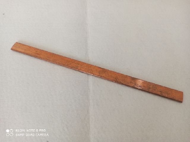 Thanh đồng đỏ 3mmx 15mm dài 15cm, 20cm.