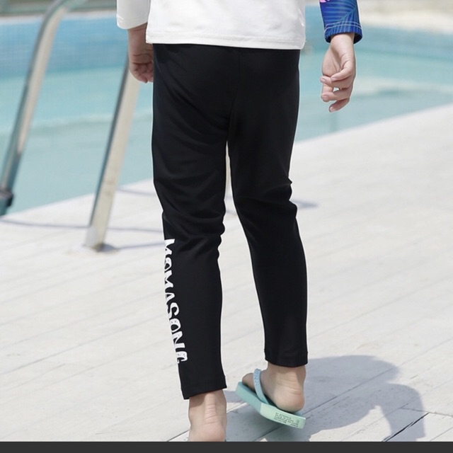 Bán lẻ quần bơi dài cho bé trai/ bé gái, quần bơi dài chống nắng 180725 hiệu Momasong, quần bơi lẻ cho bé