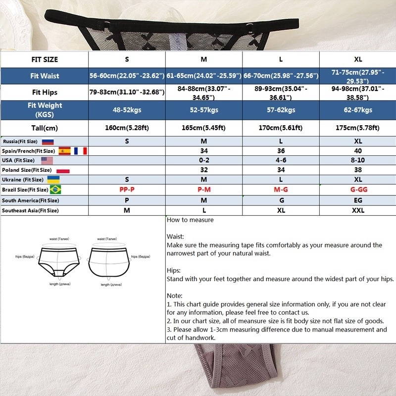 Quần lót ren TakeTalk hình cánh bướm lưng thấp trong suốt gợi cảm size S-XL cho nữ