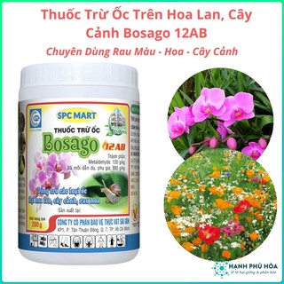 Thuốc Trừ Sinh Học Ốc Trên Hoa Lan, Cây Cảnh Bosago 12AB-Chuyên Dùng Rau Màu - Hoa - Cây Cảnh