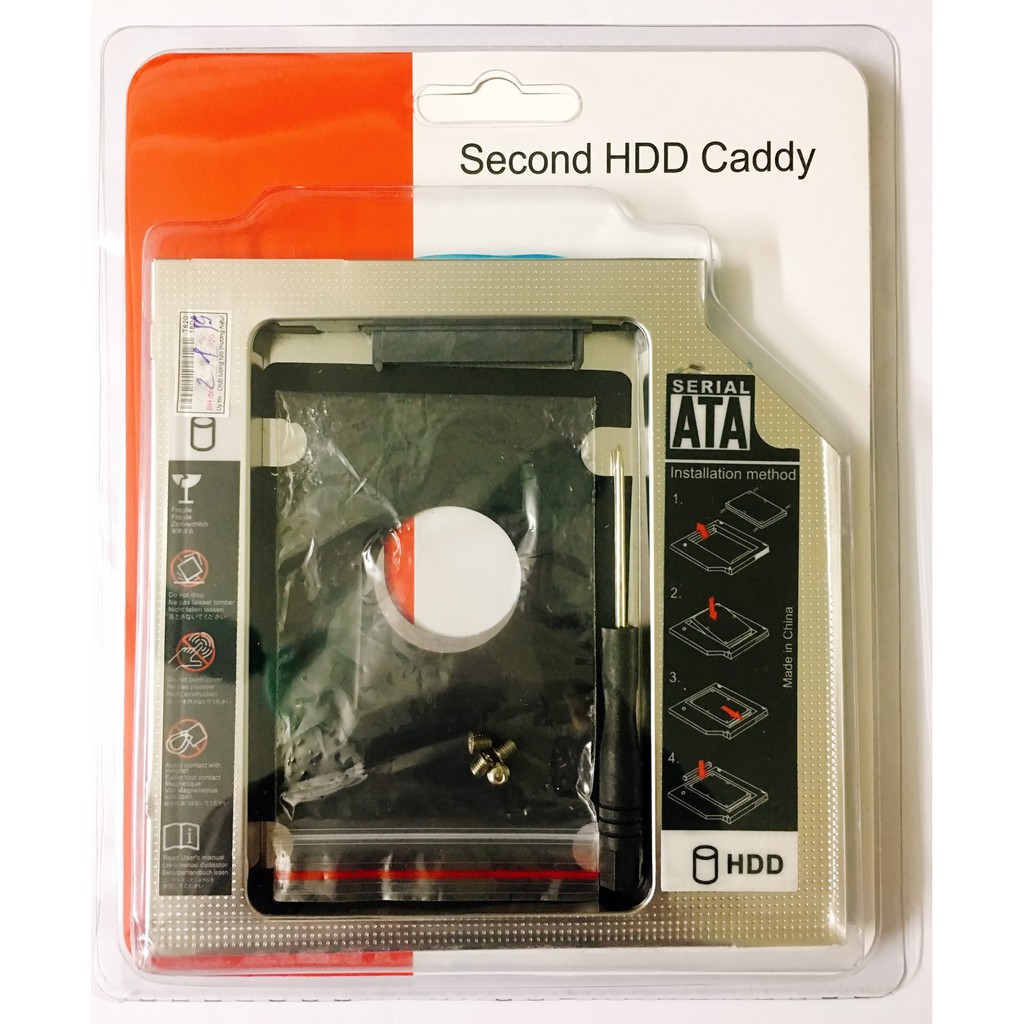 Khay Ổ Cứng Caddy Bay Mỏng , Dày (Gắn Ổ Cứng Thay Ổ Quang Laptop) | BigBuy360 - bigbuy360.vn