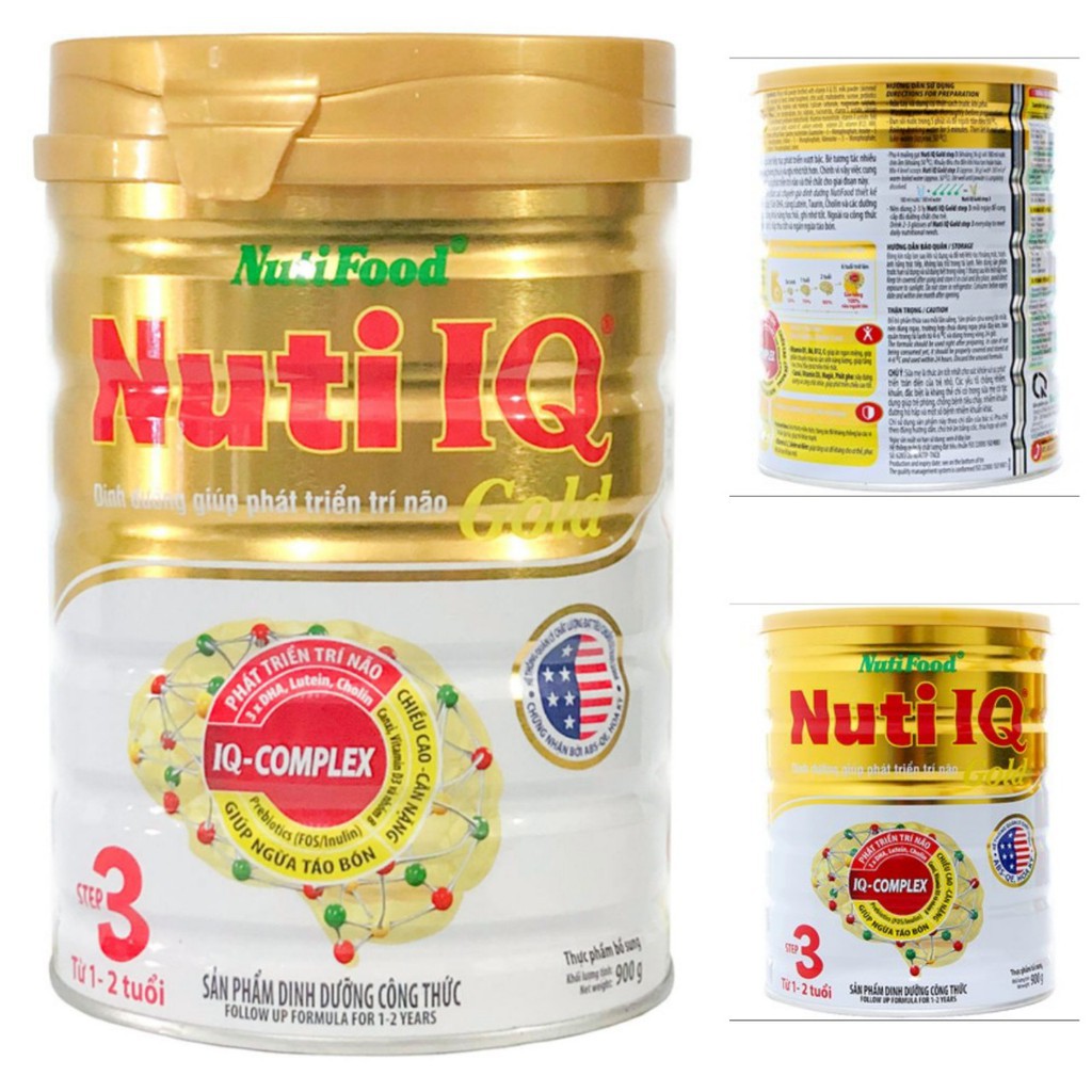 Sữa Nuti IQ Gold số 3 - lon 900g
