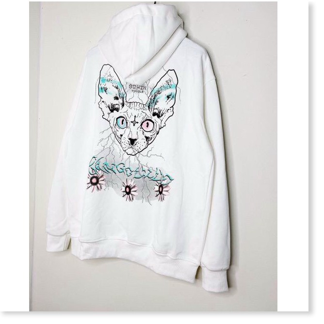 ÁO KHOẮC NỮ VÃI NỈ FORM RỘNG IN HÌNH HỌA TIẾT XINH LANA FASHION