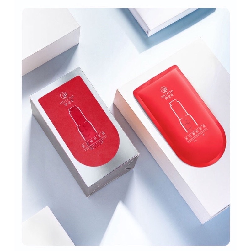 Mặt nạ Unifon đỏ trắng da