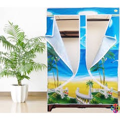 Tủ Quần Áo 2 Buồng Thanh Sắt Thiên Nam Sơn