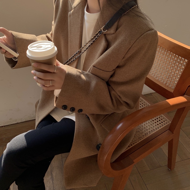 Áo vest dạ phong cách Hàn Quốc thu đông