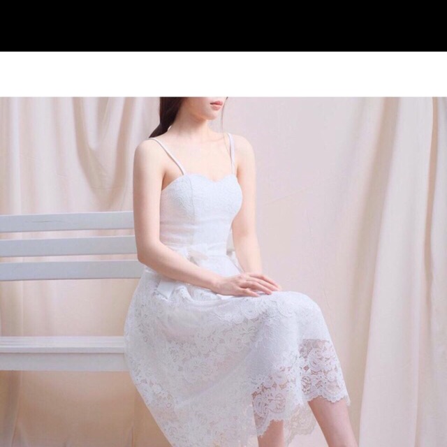 Đầm ren hai dây, đầm dự tiệc sang chảnh, đầm thiết kế siêu đẹp cao cấp