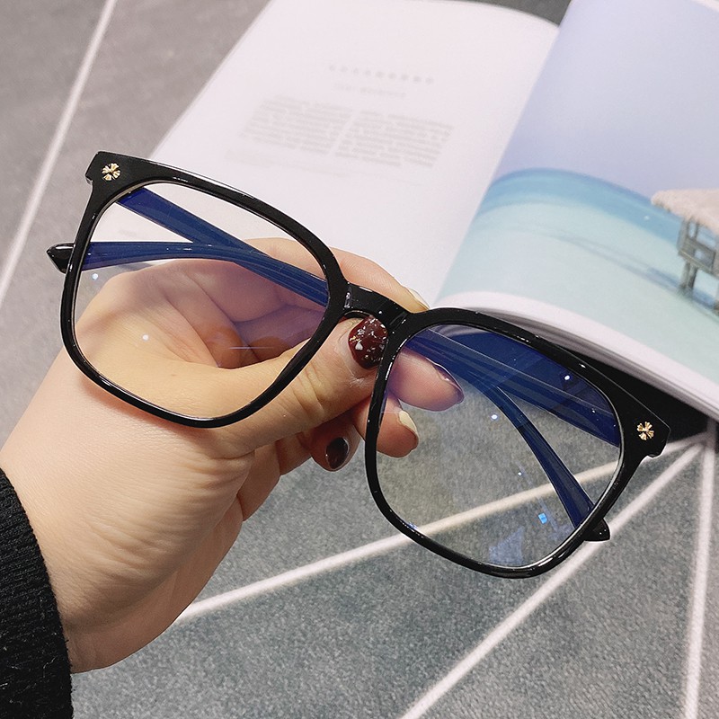 Mắt kính gọng vuông trong suốt phong cách Hàn Quốc thời trang cho nam và nữ