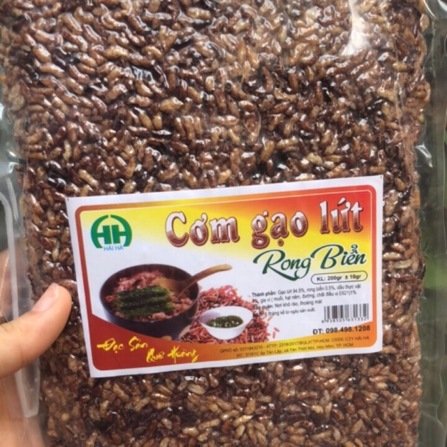 Cơm gạo lức sấy rong biển