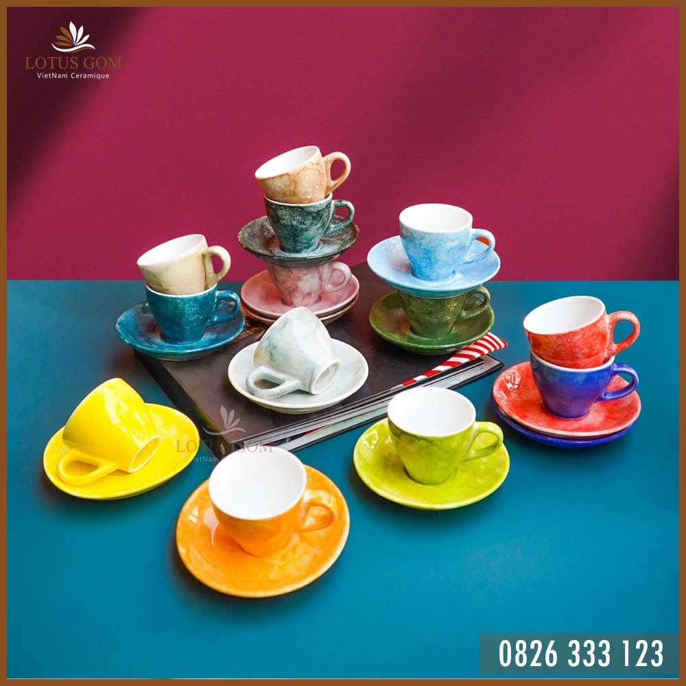 Tách Cafe, Ly Sứ Espresso Bọt Biển 70ml