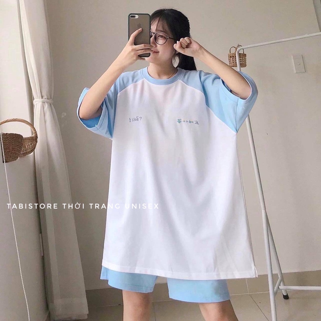 Set bộ áo và quần short dưới 65kg tabistore - I LIKE