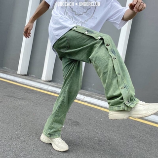 Quần jeans xuông bấm khuy unisex Q8811