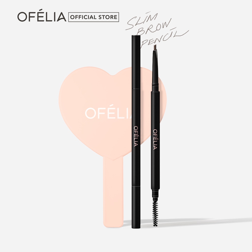 [Gift] Set Quà Tặng OFÉLIA Chì Kẻ Mày Slim Brow Pencil và Gương Aria