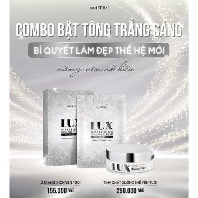 1 Hộp Ủ Yến Collagen LUX Giúp Dưỡng Trắng Da Hiệu Quả (1 Hộp 3 Gói) | BigBuy360 - bigbuy360.vn