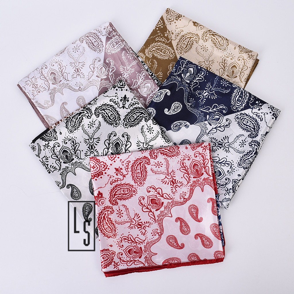 Khăn Bandana Lụa Cao Cấp 60x60cm - Khăn Lụa BoHo Bandana