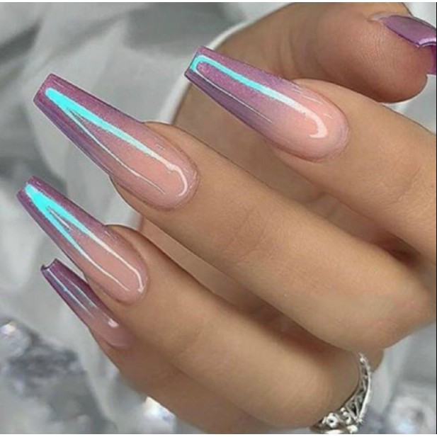 Tráng gương ánh ngọc trai, trang trí móng tay tiện lợi nail