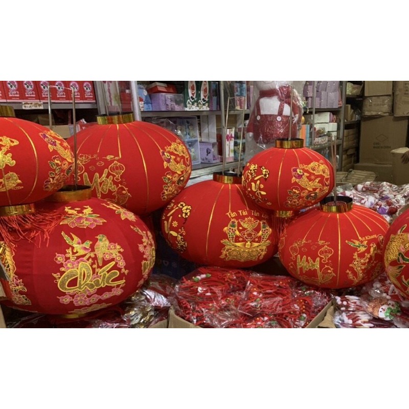 Đèn Lồng đỏ trang trí tết đủ kích cỡ