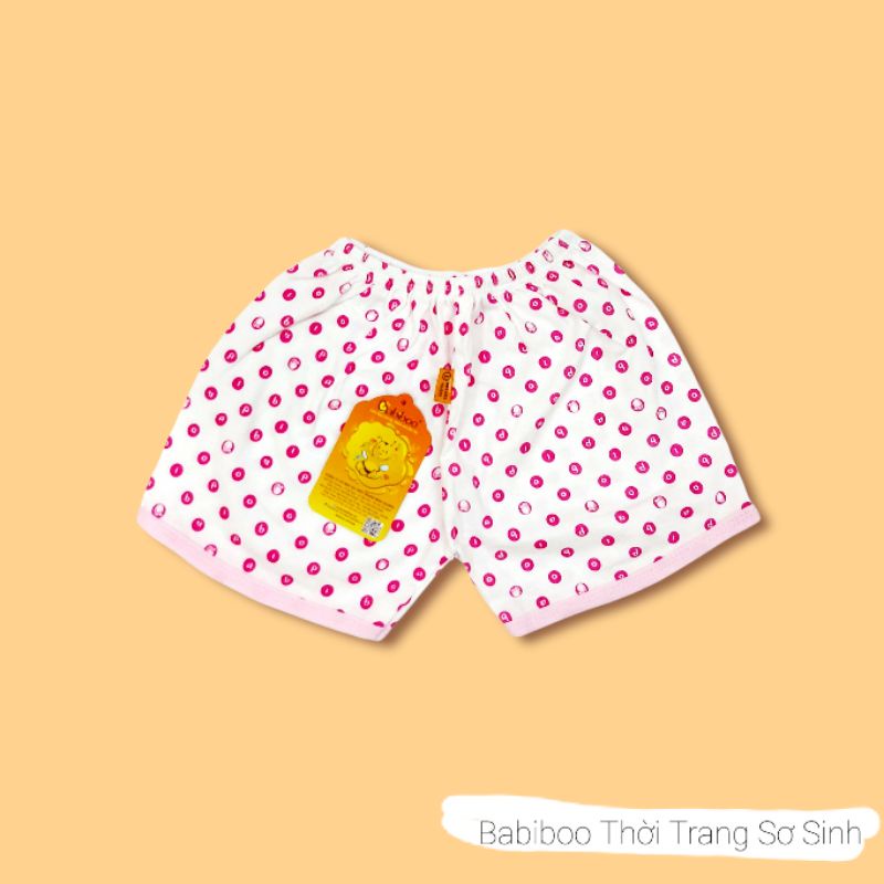 Quần sơ sinh ngắn/dài cotton chấm bi Babiboo cho bé BB50