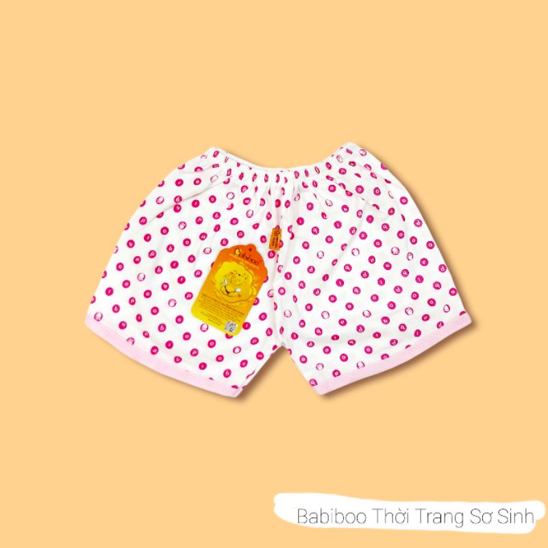 Quần ngắn cotton chấm bi Babiboo cho bé BB50