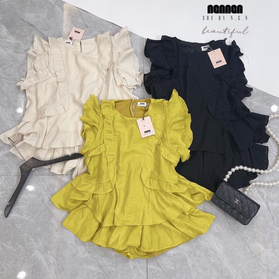 BỘ ĐŨI BÈO VAI QUẦN SOOC VÁY CHO NỮ | BigBuy360 - bigbuy360.vn