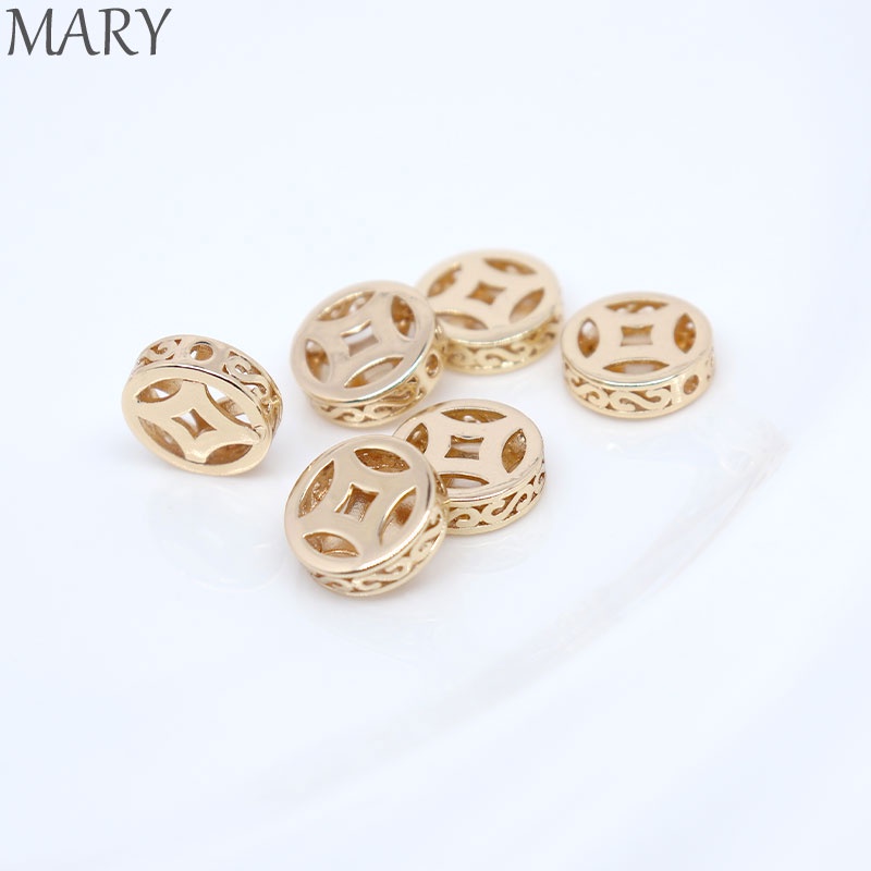 Chuỗi Hạt Đồng 14K Dùng Làm Vòng Tay Thủ Công diy