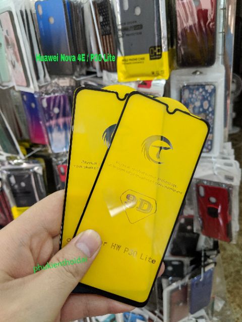 Cường lực 9D thế hệ mới Huawei P30 Lite / Nova 4E FREESHIP Từ 50k trơn mượt bóng đẹp full màn