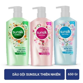 Dầu gội Sunsilk thiên nhiên 650g