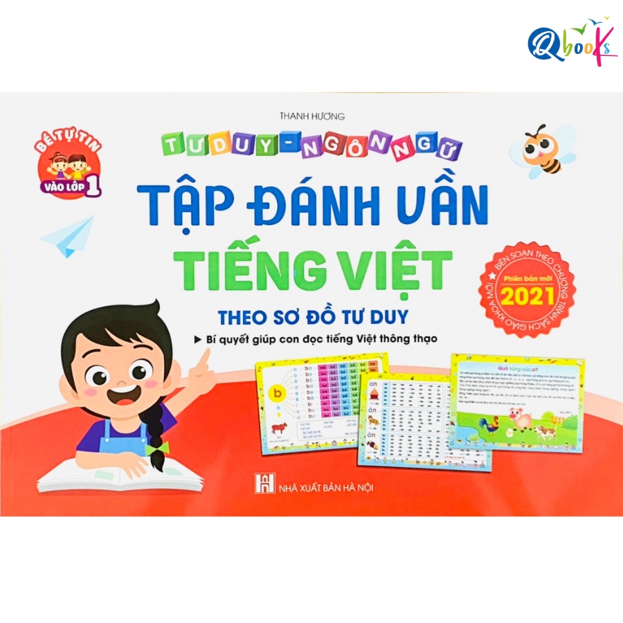 [Mã LIFEXANH03 giảm 10% đơn 500K] Sách - Tập Đánh Vần Tiếng Việt - Theo Sơ Đồ Tư Duy - Phiên bản mới 2021 (1 cuốn)