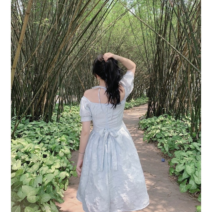 ❌ ĐẦM VÁY CỔ YẾM IN HOA OVANGA 🌷 | BigBuy360 - bigbuy360.vn