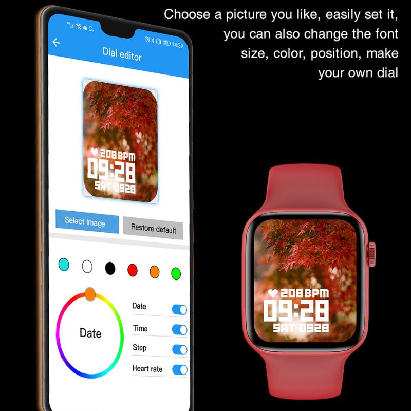 Đồng Hồ Thông Minh HW22 44mm 1,75 "HD 320x320 Cuộc Gọi Bluetooth Tùy Chỉnh Mặt đồng Hồ Theo Dõi Nhịp Tim Màn Hình Giấc Ngủ Đồng Hồ Thông Minh