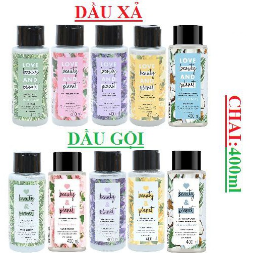 Dầu Gội Xả Love Beauty And Planet 400ml