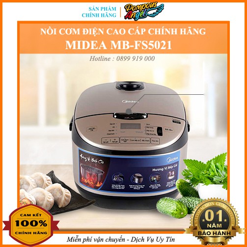 [Chính hãng] Nồi cơm điện tử , Nồi cơm điện đa năng, nồi cơm cao cấp thông minh MIDEA MB-FS5021 1.8L chính hãng