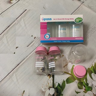 Bình trữ sữa nắp màu 125ml Upass (1 chiếc) (UP0030)